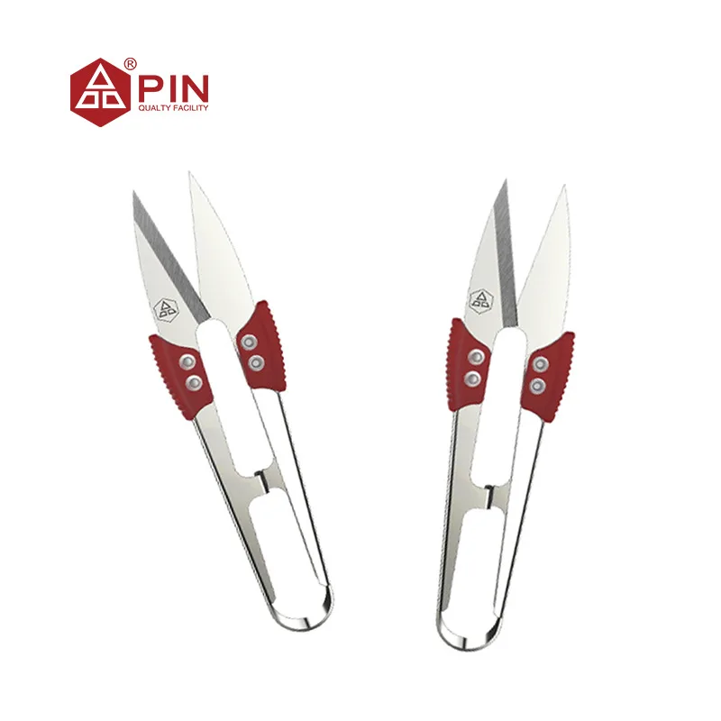 PIN-1433A High Quality Stainless Steel Sewing Fabric Cutting Scissors DIY Supplies Mini Small Snips Thread Embroidery Scissors