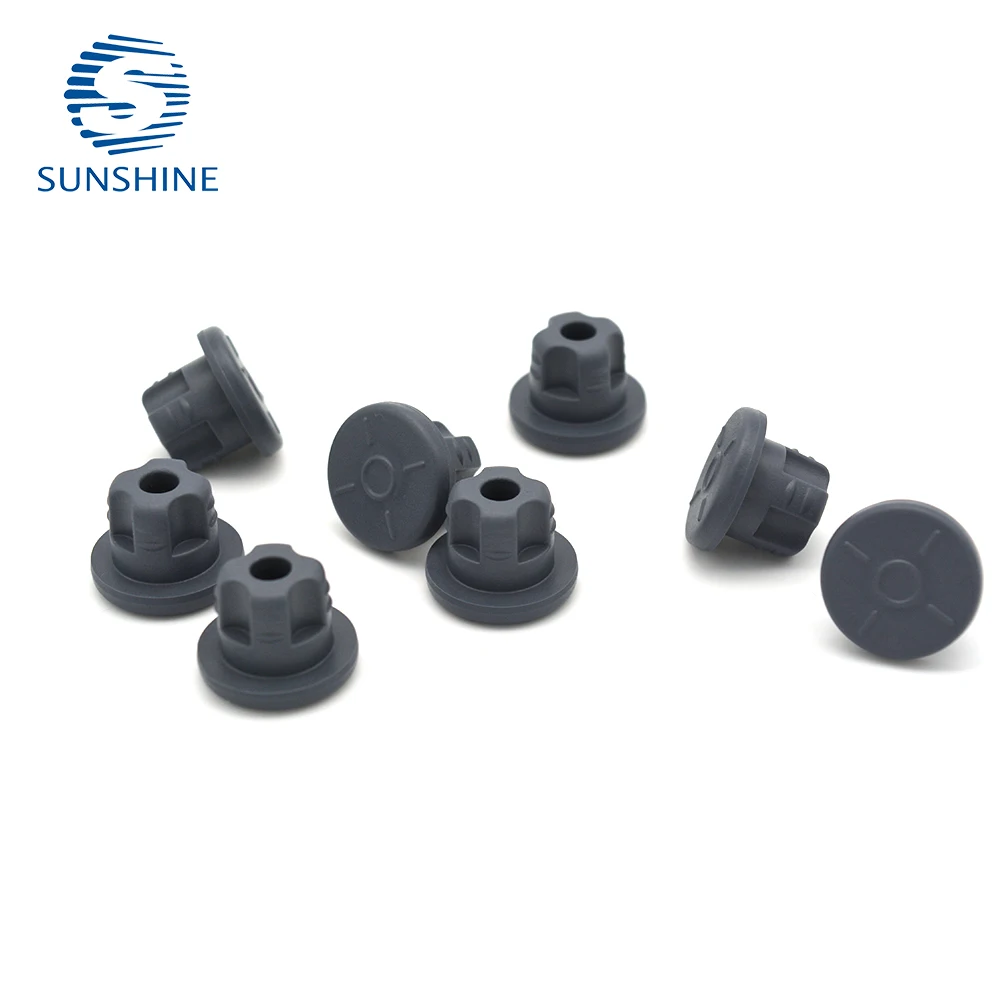 Производитель резиновой пробки 20 мм Медицинская резиновая пробка фармацевтическая лиофилизированная 20-d4