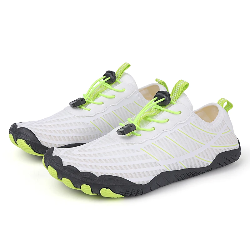 Unisex Summer Aqua Shoes for Beach Running Water Wading Swimming-Anti-Slippery Barefoot with Rubber Insole