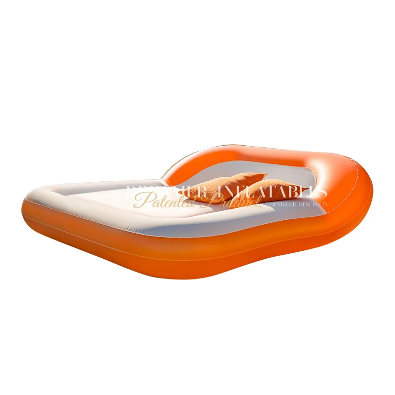 Inflatable Pool Floating Bed Chair Comfortable Outdoor Sun Lounger Beach Swimming Mattress