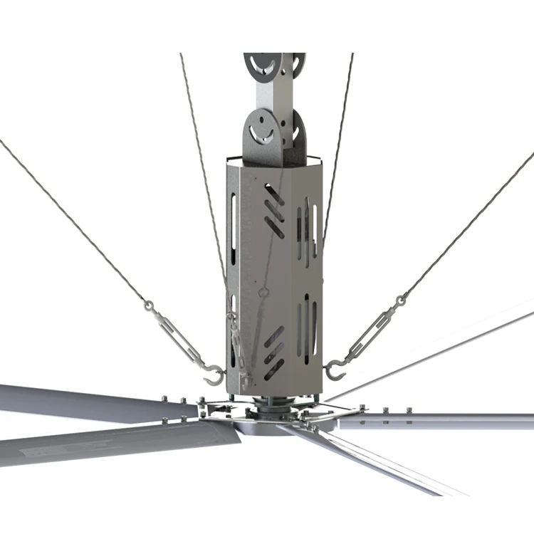 Энергосберегающий промышленный гигантский потолочный вентилятор QX и макро воздушные потолочные вентиляторы с двигателем высокого качества и инвертором