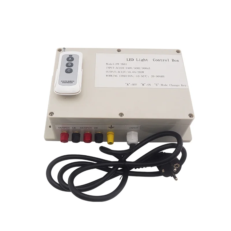 FW-YK01 Waterfall control box 100W/150W/200W/300W led pool underwater light controller