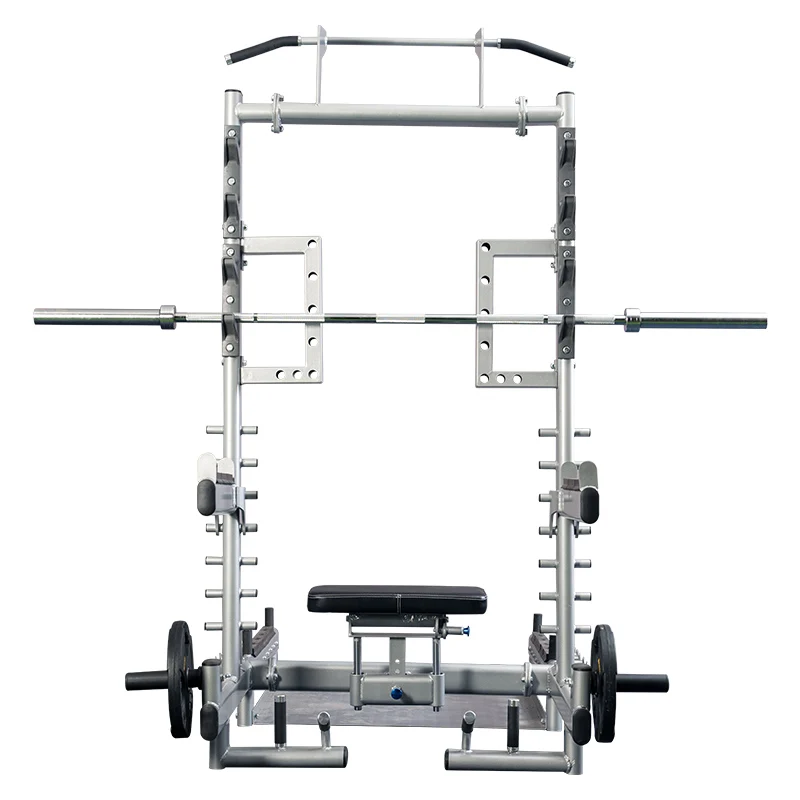 Heavy Duty Half Power Cage Weight Lifting Squat Rack Dip Station Half Squat Rack