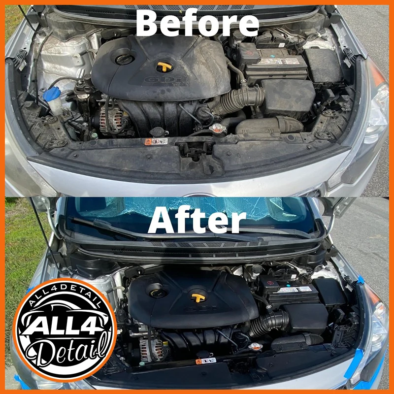 YT027 500ML Engine Bay Cleaner Degreaser Powerful Decontamination For Engine Compartment Oil Dust Grease Remover