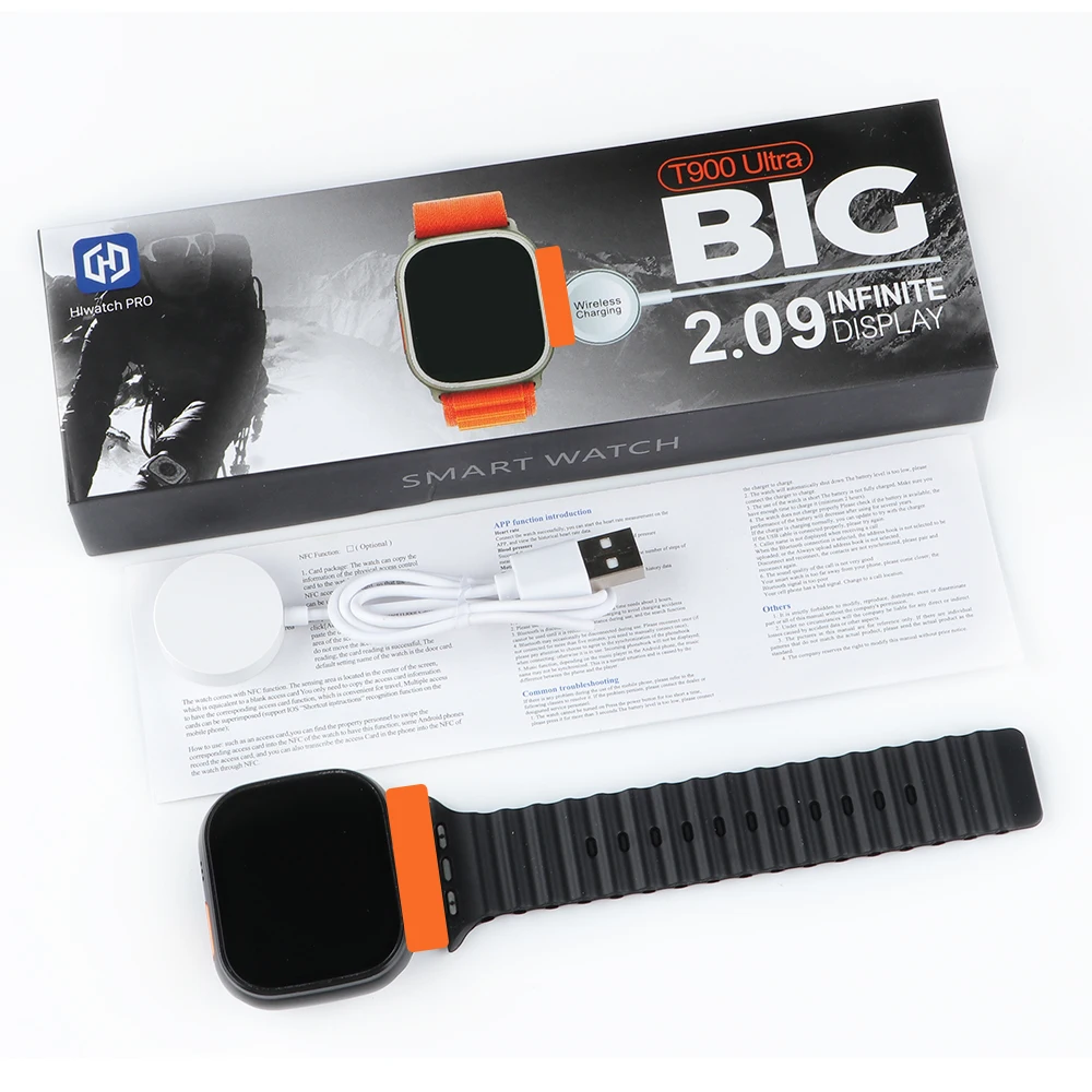 T900 Ultra Big Screen 2.09 Inches montre relogio Smartwatch reloj inteligente Smart Watch Series 8