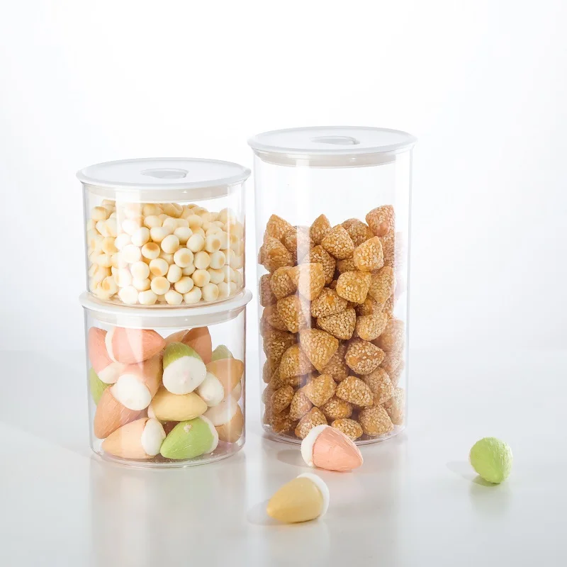 Airtight Food Storage Container Set 9pcs Storage Boxes & Bins High Quality Heat Resistant Plastic Multifunction Europe Round