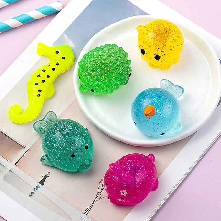 Высококачественная мягкая игрушка Mochi мини-игрушка животные сжимаемые игрушки для детей милый Сжимаемый Кот снятия стресса случайный