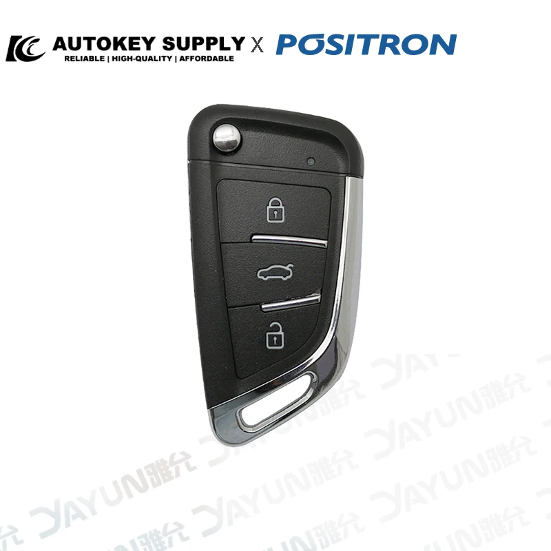 Chave Canivete Modificada KeYDIY Flex Alarme Positron Linha 293 e 300