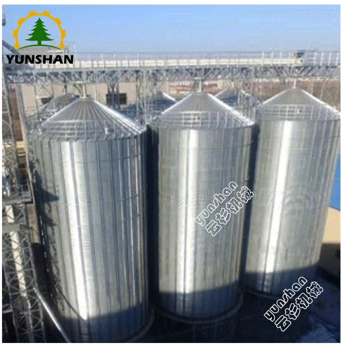 
low Price 10T 20T 30T 50T 1000T capacity rice hopper silo for grain mill 