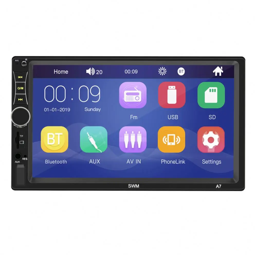  Автомобиль радио Кош Авто autoestereo 2 Din 7 