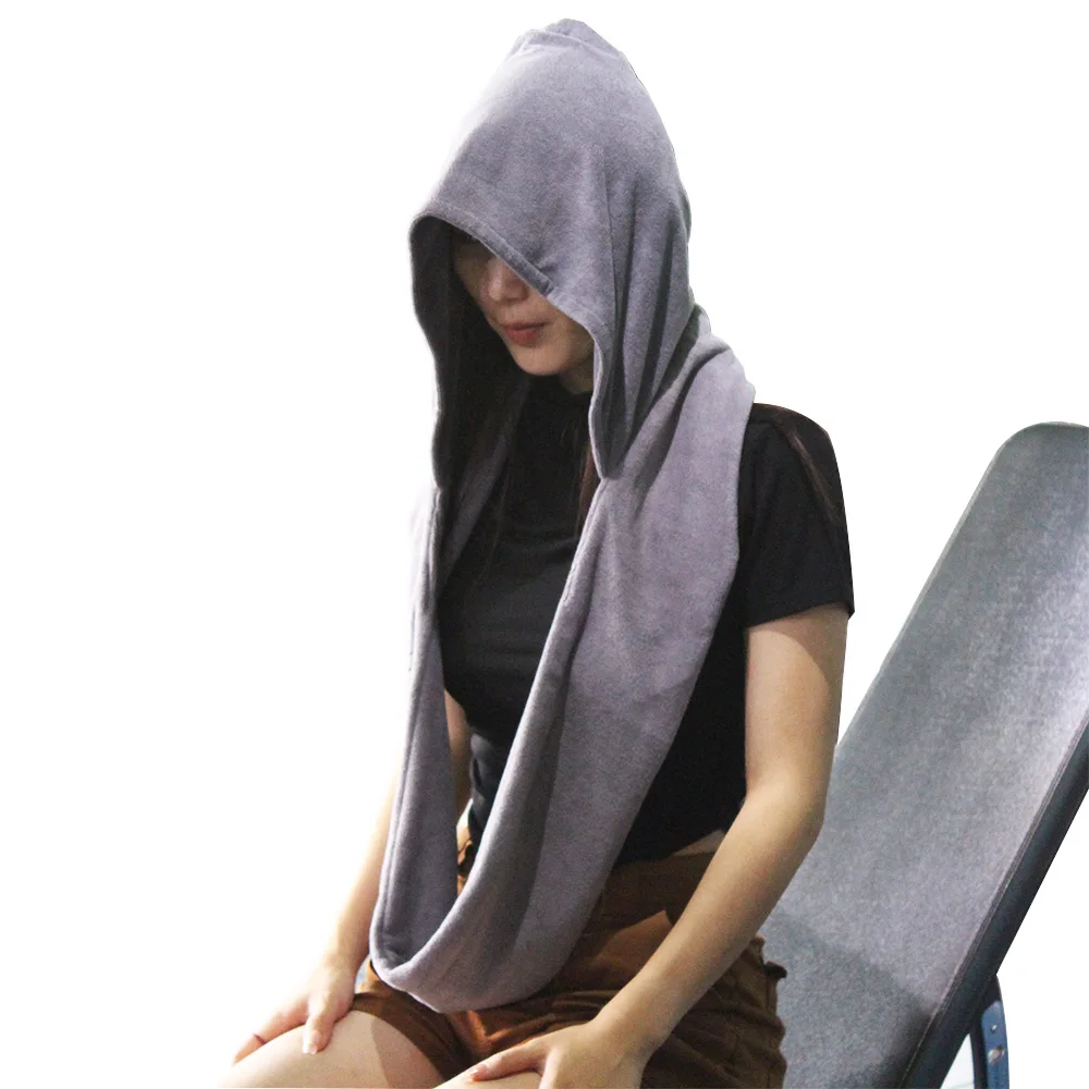 Microfiber Quick Dry Custom Gym Towel with hoodie