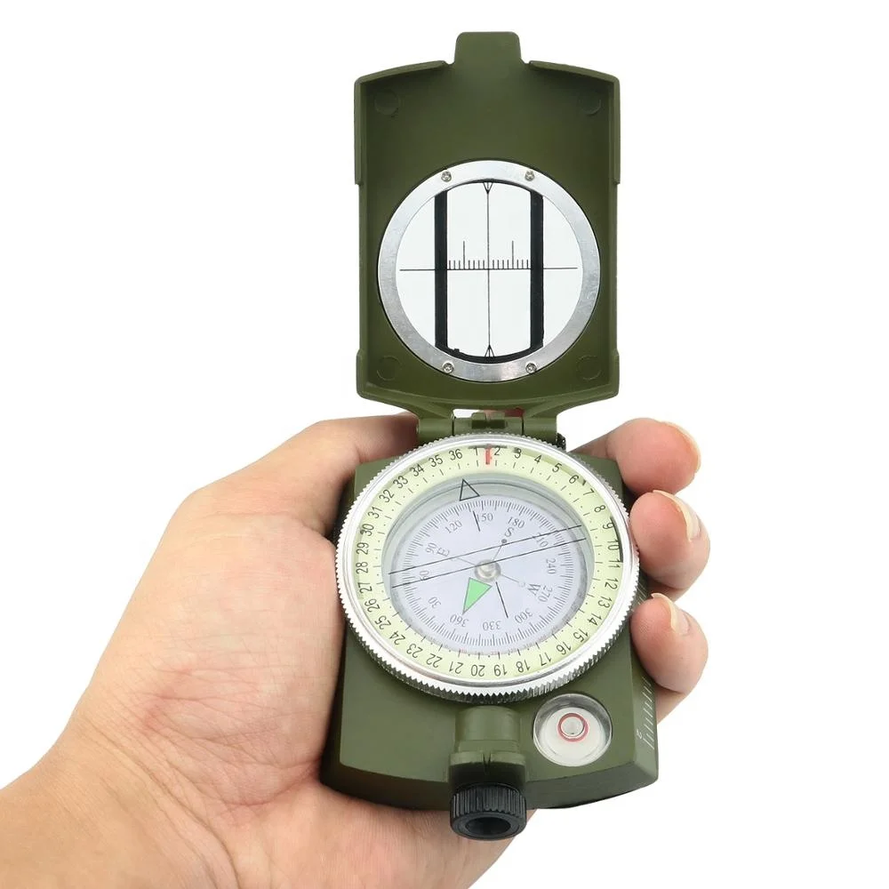 
Professional made outdoor portable waterproof multi-function military compass 