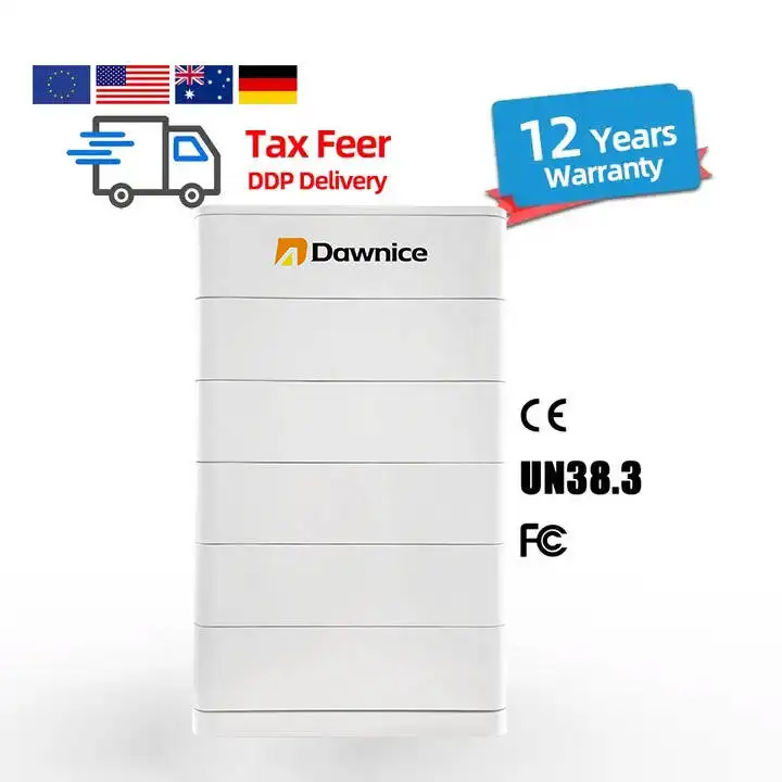 Stackable Modular Battery 10kWh 15kWh 20kWh High Voltage LiFePO4 Battery Solar Home Energy Storage Battery