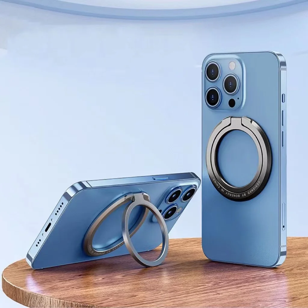 Universal Magnetic Metal Plate Ring For Magsafe Wireless Charger Iron Sheet Sticker Magnet Car Phone Holder For iPhone 14 13 12