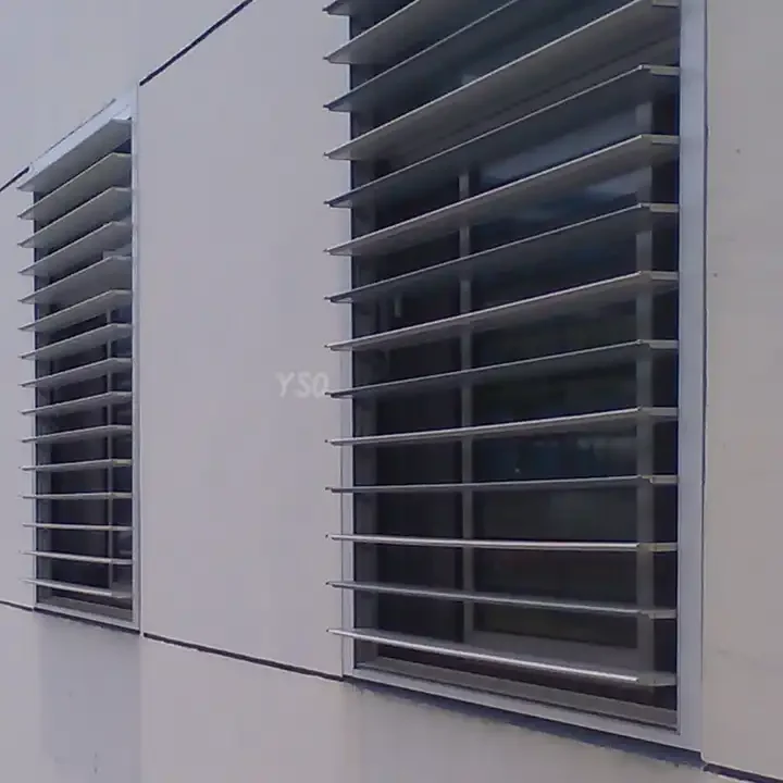 Modern house design sun shade prefabricated horizontal/vertical sun aluminium louver