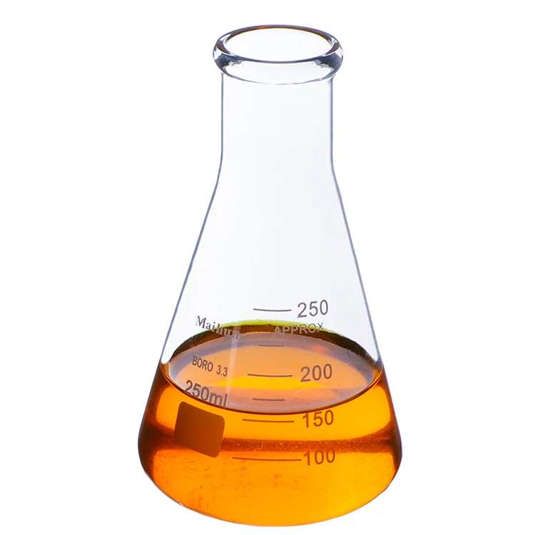 High quality borosilicate 5000ml wide mouth glass erlenmeyer flask conical flask