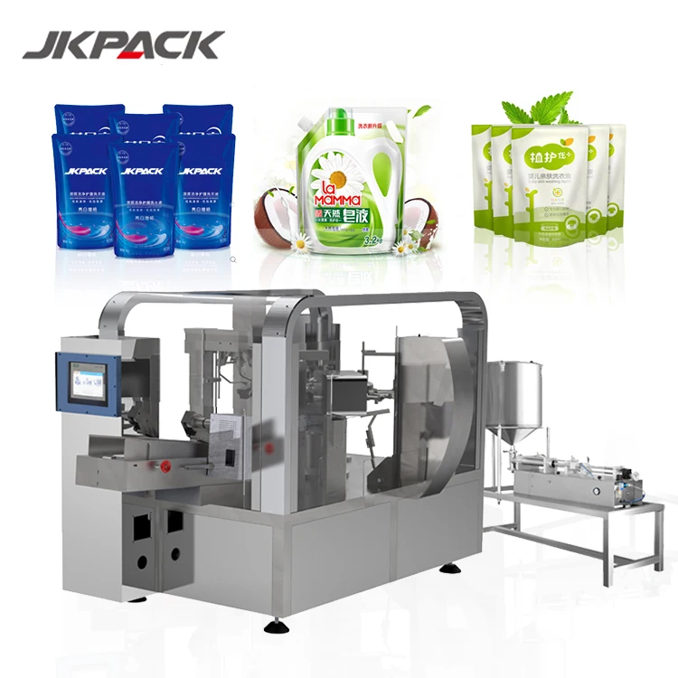  Jkpack автоматический многофункциональный предварительно сделанные носик сока машина для Розлива