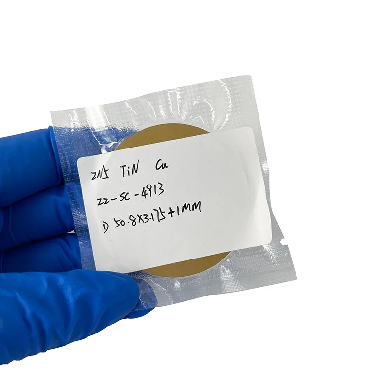 Ceramic Target Manufacturer 99.5% Titanium Nitride TiN Sputtering Target for Optical Coating