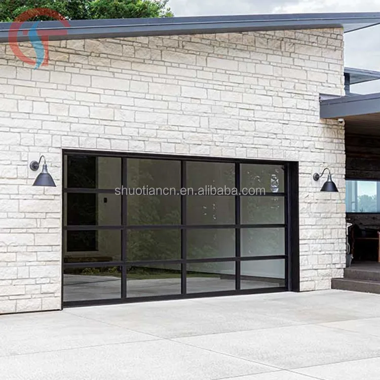 Flush Mount Finish Industrial Sectional Door Transparent Doors Automatic Shutters Rolling Garage Roll Up Doors