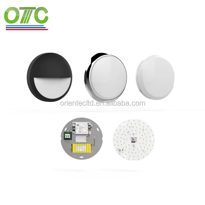 
OT-HPB96-EMC 4000K 20W LED emergency sensor IP65 led bulkhead light 