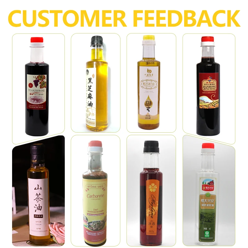 Food Grade 250ml PET Round Shape Manufacturers Empty Olive Oil Cooking Packing Bottle Small Bottle For Cook Oil
