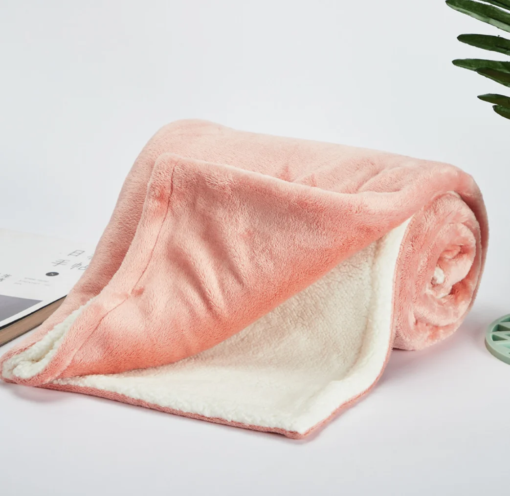 SZPLH Super soft plush fleece sherpa borrego blanket  throw