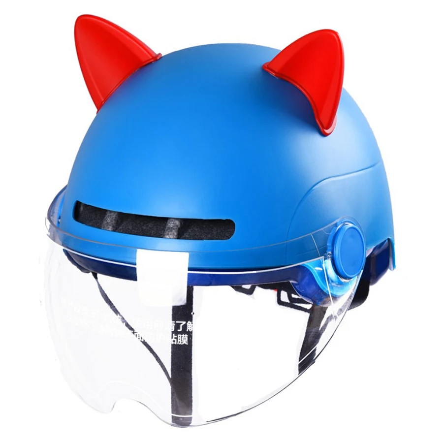 Creative Cute 63*60mm Motorcycle Bike Helmet Car Cat Ear Type Decoration Horn