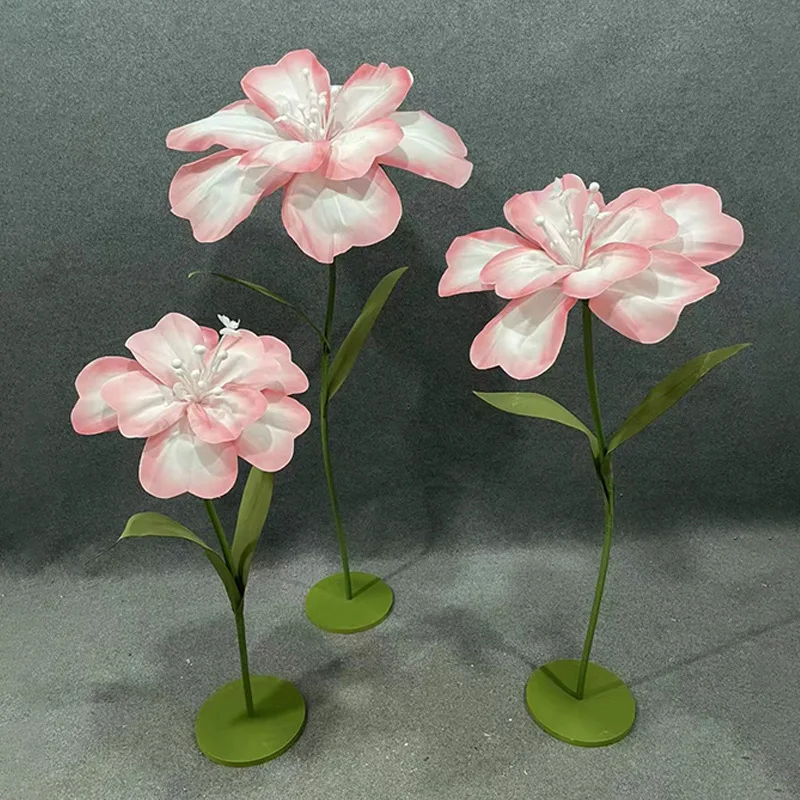 Wedding Props Cuckoo Road Foam Flower Window Decoration Manual Pole Flower Outdoor Wedding Stage Layout