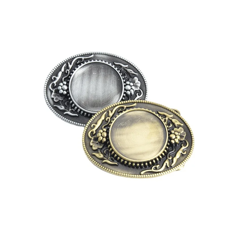 Plate small blank pattern custom Western cowboy belt buckle popular Style Knight belt buckle