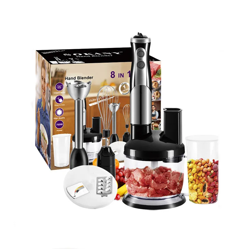 Multi Food Processor Stainless Steel Blender Vegetable Cutter Kitchen Chopper Large Mixer Electric Meat Grinder Electric