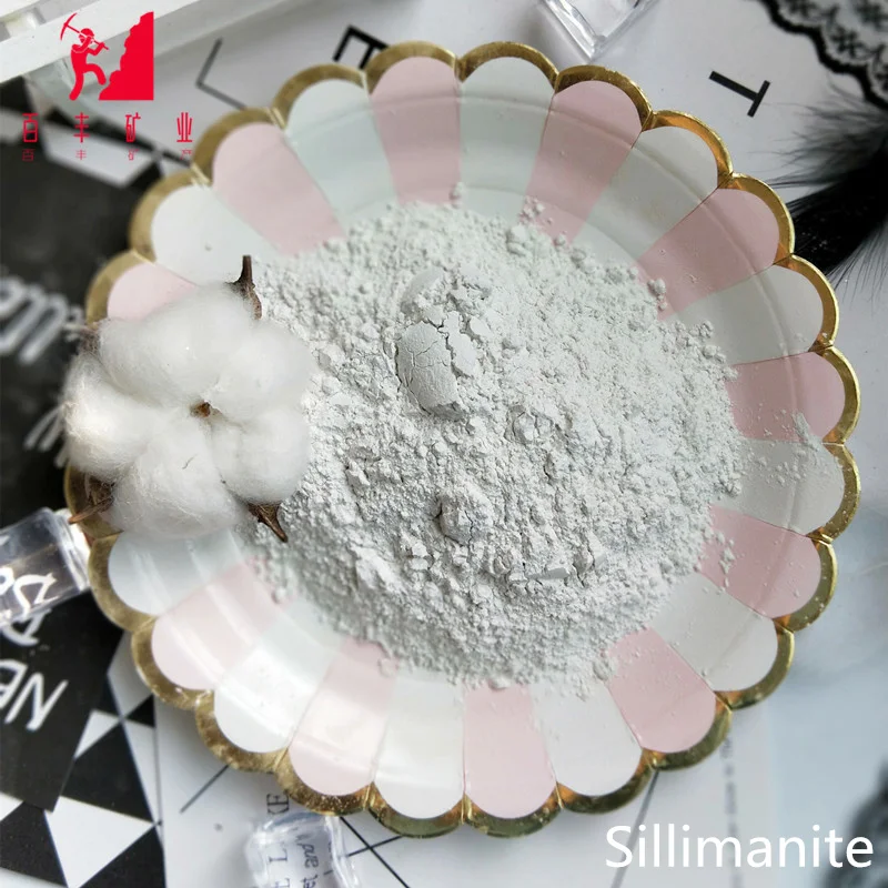 
Wholesale top quality Al2(SiO4)O Ukraine kyanite sillimanite concentrate sand flour powder Al2O3 