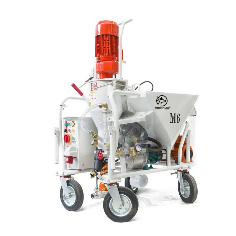 Automatic Plaster Spraying Machine with High Efficiency Electric Power Source and New Core Components-Pump Motor Engine