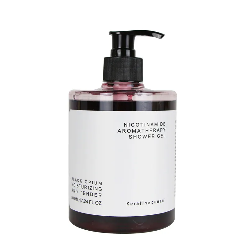 500 мл отбеливающий крем органический Niacinamide гель для душа и лосьон для мытья тела с ароматом