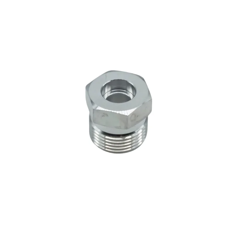 Aluminum Extrusion Welding External Teeth 25MM Pneumatic Thread Outer Tooth Bulkhead Of Manifold Male Threaded Hex Head Joint