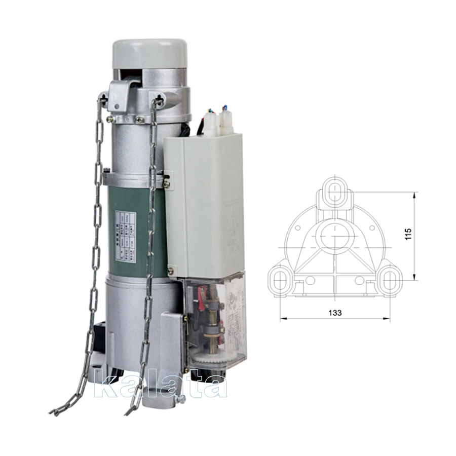Kalata Горячая продажа MC400D-6B безопасность и высокое качество раздвижные двери мотор двери оператора Мотор Электрический роликовый мотор