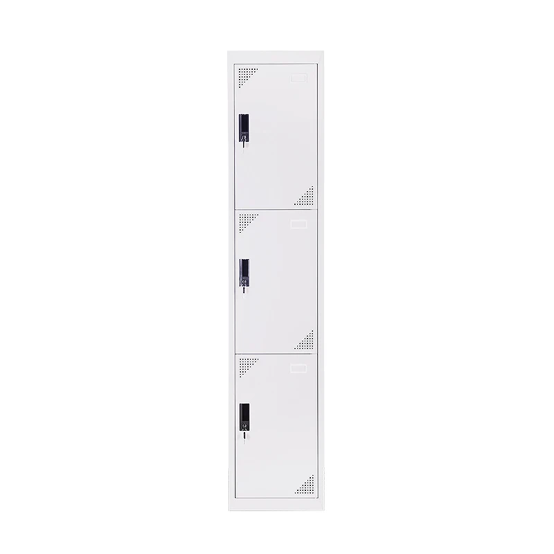 3 Door small wardrobes for small bedrooms Small Clothes Steel Wardrobe 3 Door steel cloth cabinet wardrobe