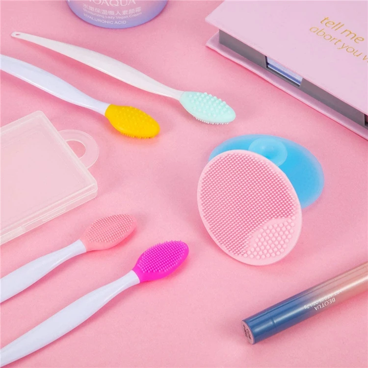 Silicone Nose Clean Brush Exfoliating Pore Beauty Facial Brush Skin Care Massager Tool Deep Clean Remove Acne Blackhead