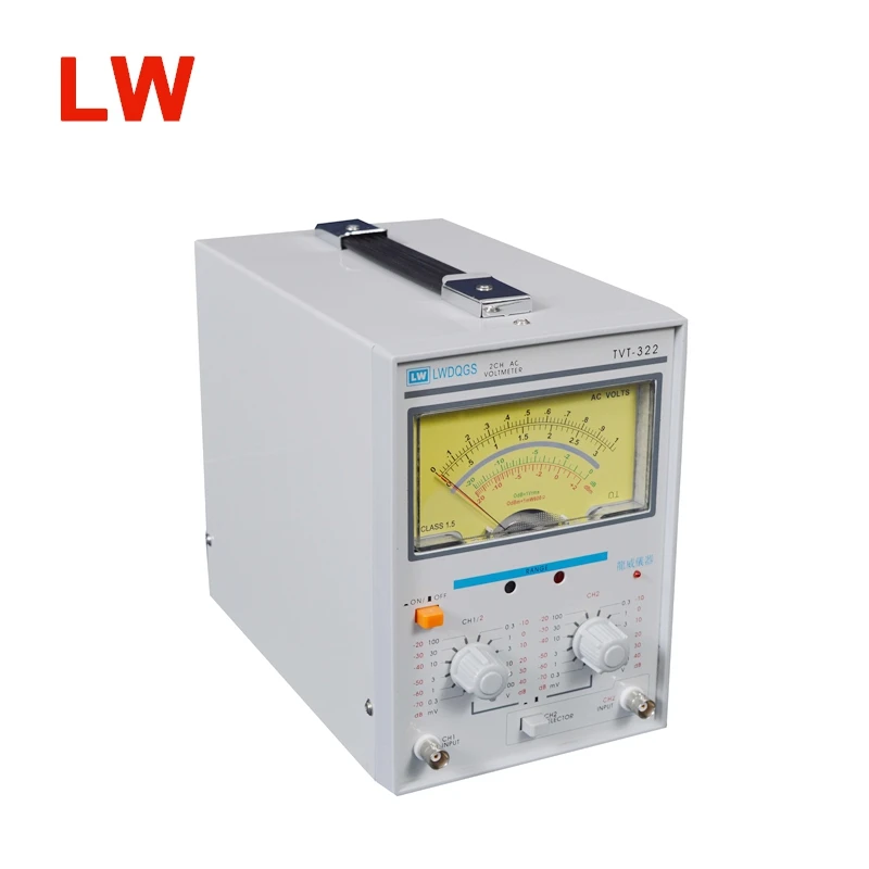 TVT322 Digital dual channel 110v ac millivoltmeter