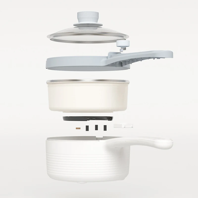 Бытовая техника суповая лапша многофункциональная антипригарная электрическая кастрюля для тушения с плоским