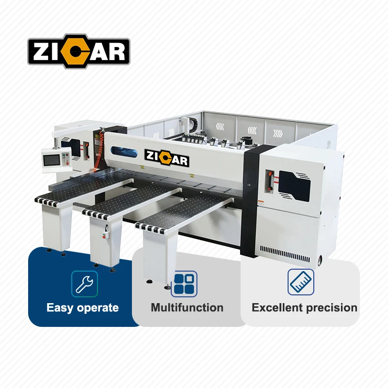 ZICAR wood panel saw horizontal cnc beam saw wood cutting machine melamine board cutter MJ6230B for furniture