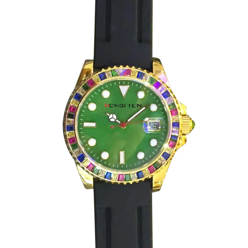 Live Hot Sale Fresh Youth Fashion Quartz Silicone Band Watch Ladies French Temperament Watch