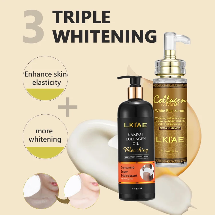 100mL OEM Beauty Whitening Essential Serum Hyaluronic Acid Collagen Face Oil for Adult