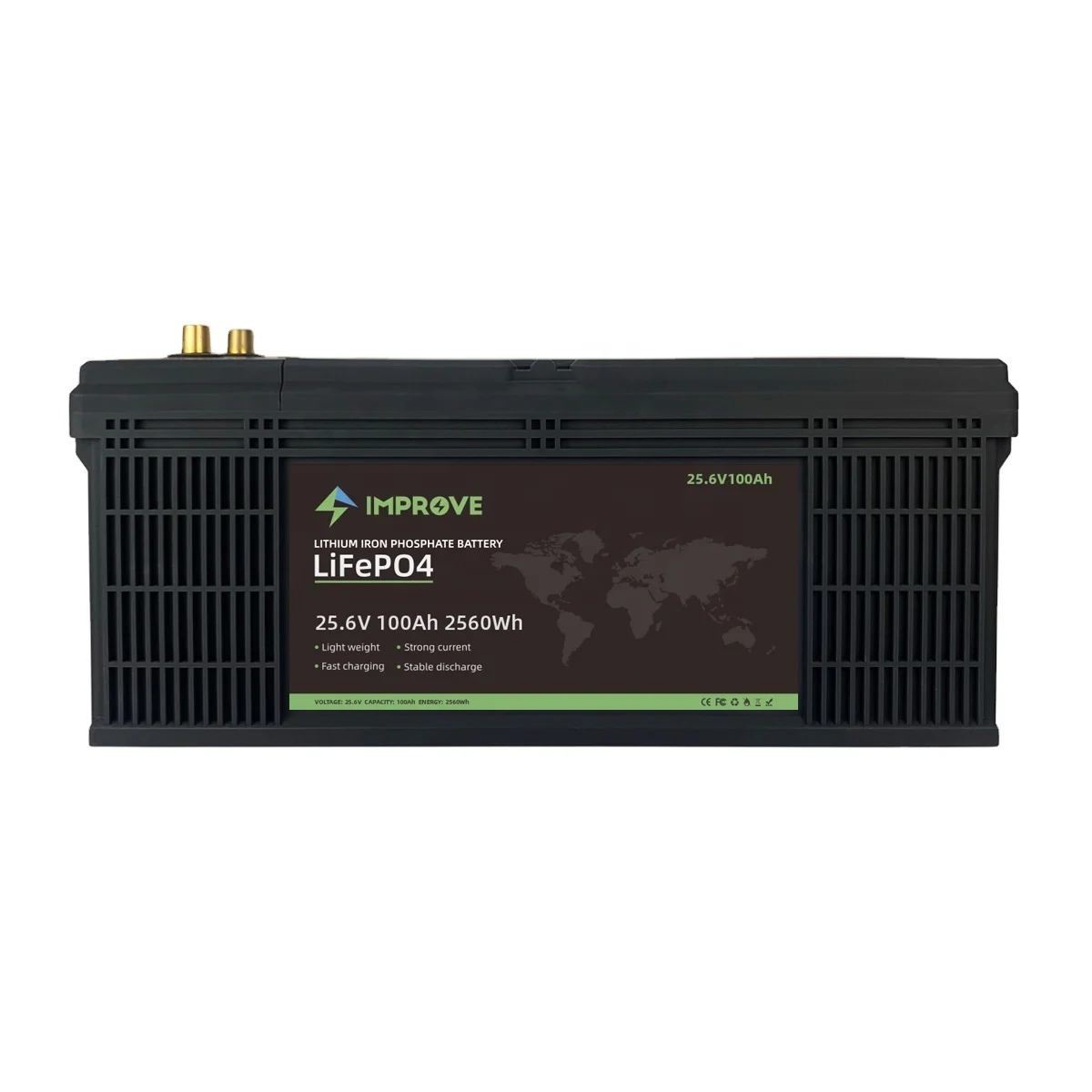 OEM ODM solar lithium batteries deep cycles 24v lifepo4 battery pack 100ah 200ah for off grid