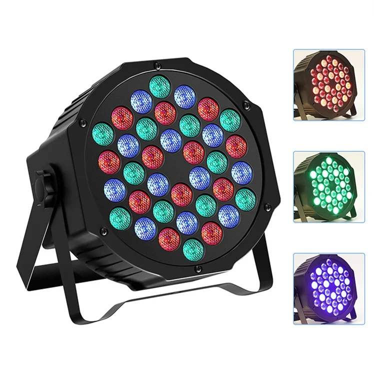 Sound Activated 36PCS LEDs RGB 72W Aluminum Party Dj Light Led