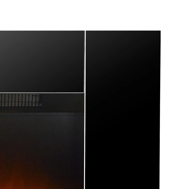 Remote Control Board TV Stand Adjustable Flame Brightness Electric Fireplace