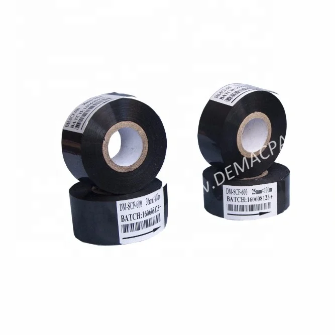 Digital hot stamping machine with stamping printed ribbon