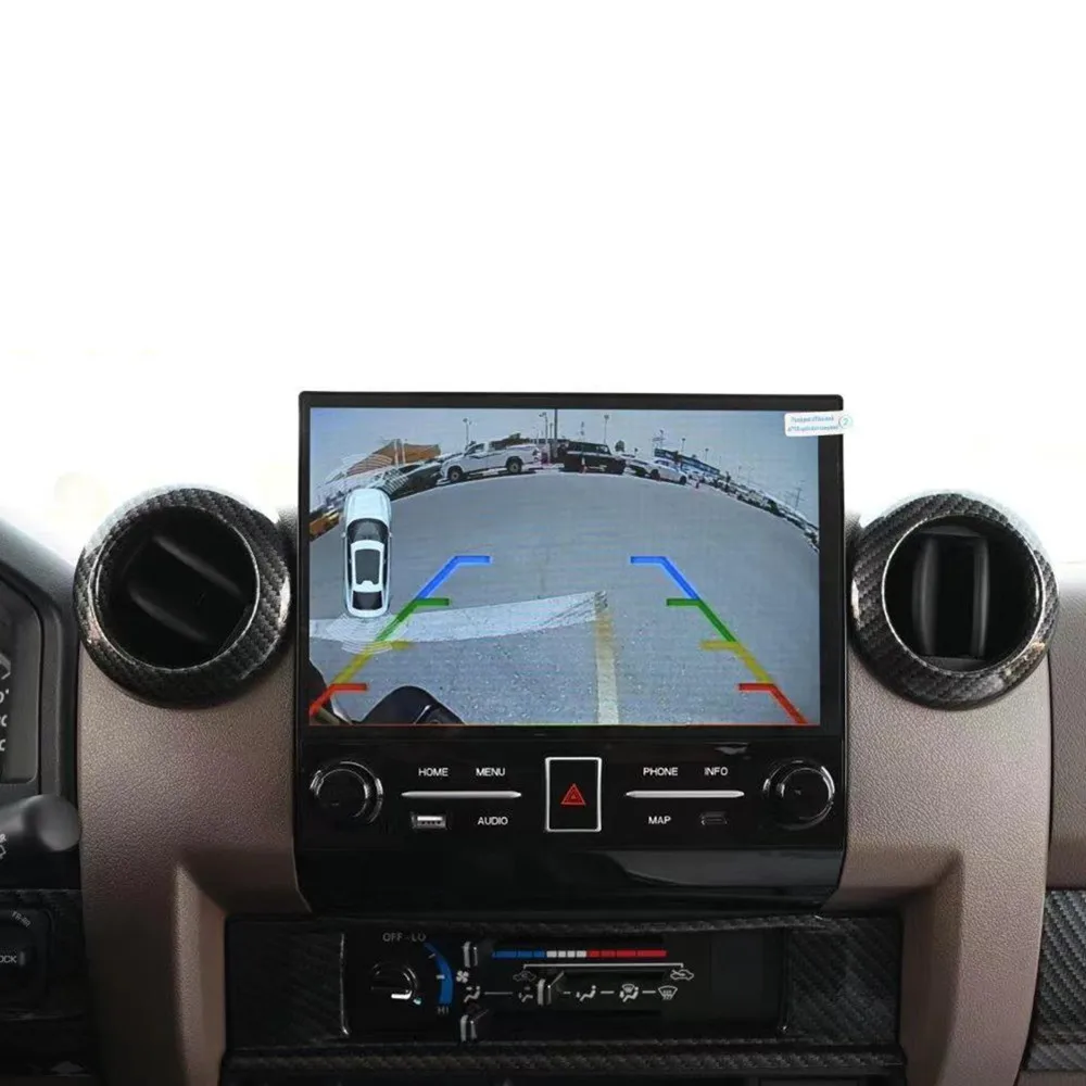 10.6 Inch Android Car Radio GPS Navigation Carplay Multimedia Video Player Toyota Land Cruiser LC70 LC76 LC75 LC79 2007 to 2024