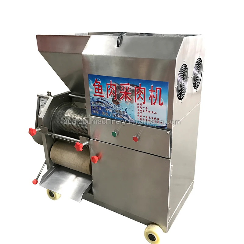 Automatic fish bone meat separator / meat deboning machine / bone-removing fish machine