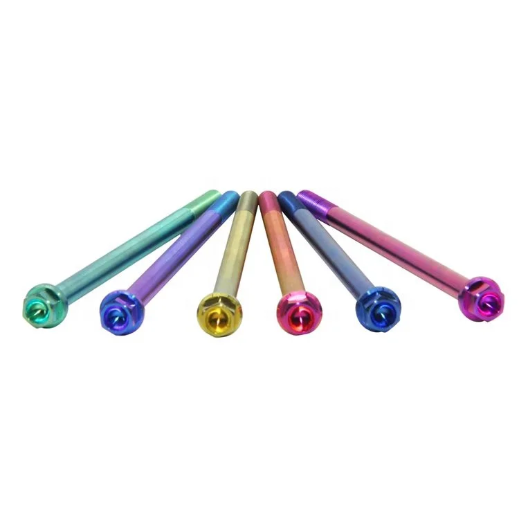 M5 M6 M8 M10 M12 титановый шестигранный фланцевый болт для мотоцикла