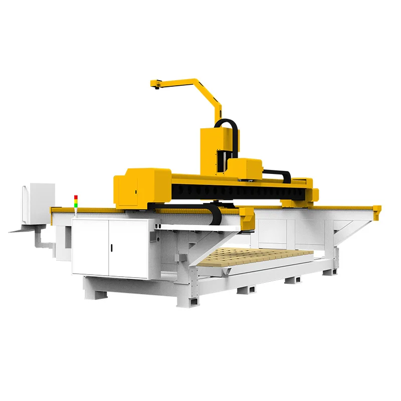 Granite Slabs Cutting Bridge Saw Price Quartz Marble Benchtop Sink Cutting 5 Axis Bridge Saw